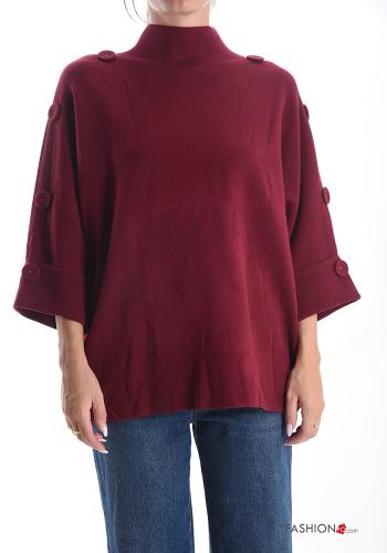 Sweater with buttons
