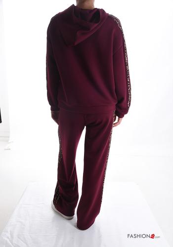 Coordinato con zip con tasche con cappuccio - ph 2