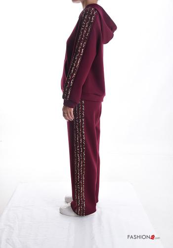 Coordinato con zip con tasche con cappuccio - ph 3