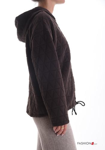 Jacket with pockets with hood with zip - ph 3