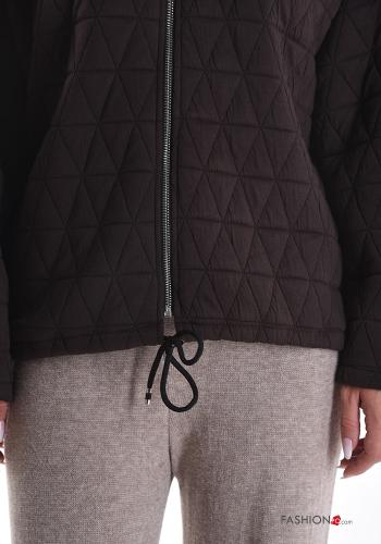 Jacket with pockets with hood with zip - ph 4