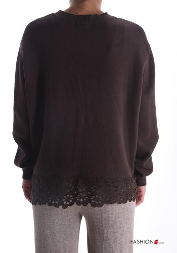 lace trim Sweater - ph 2