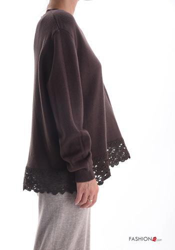 lace trim Sweater - ph 3