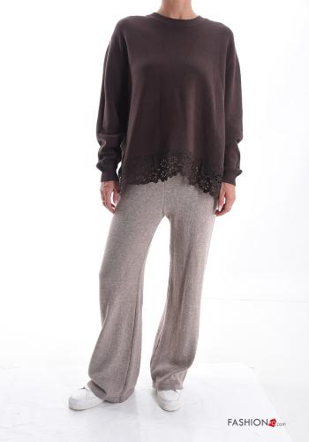 lace trim Sweater - ph 5
