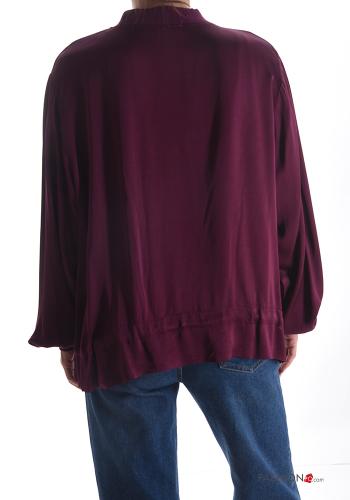 Giacca raso con zip - ph 2