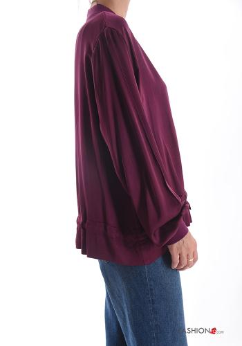 Giacca raso con zip - ph 3