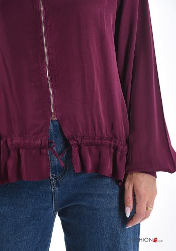 Giacca raso con zip - ph 4