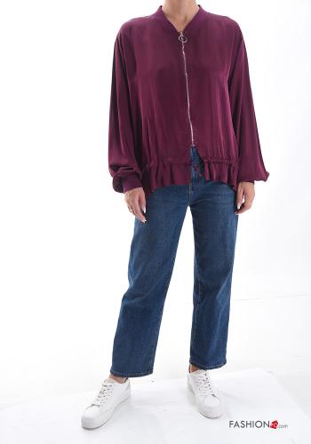 Giacca raso con zip - ph 5