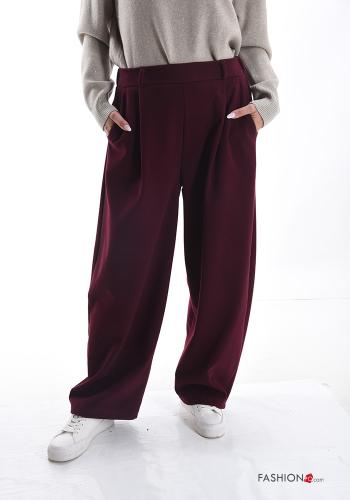 Wool Mix Trousers with pockets