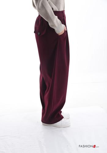 Wool Mix Trousers with pockets - ph 3