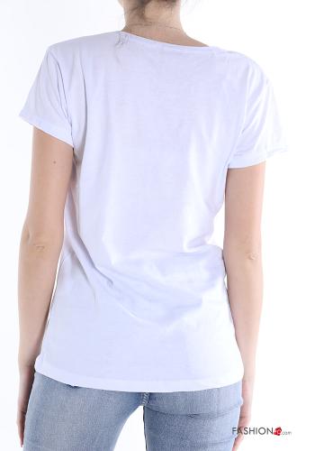 Patterned Cotton T-shirt - ph 2