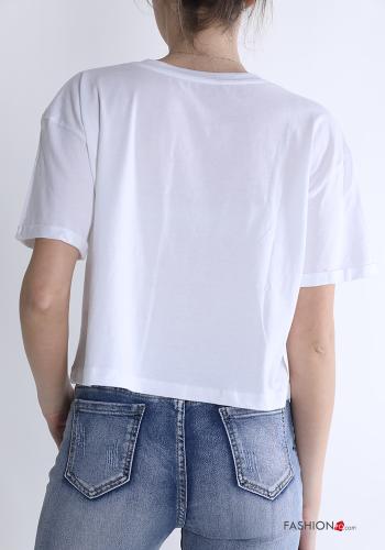 T-shirt in Cotone Fantasia stampata - ph 2