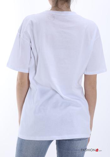 T-shirt in Cotone Fantasia stampata - ph 2
