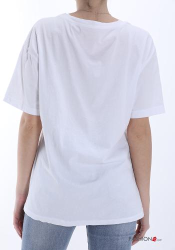 T-shirt in Cotone Fantasia stampata - ph 2