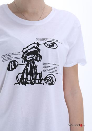 Patterned Cotton T-shirt - ph 4