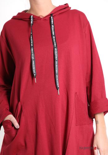 Sweatshirt em Algodão com bolsos com capuz - ph 4