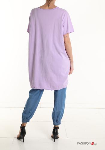 T-shirt en Coton oversize asymétrique - ph 2