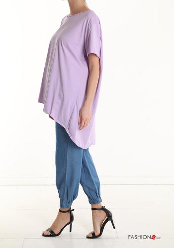 T-shirt en Coton oversize asymétrique - ph 3
