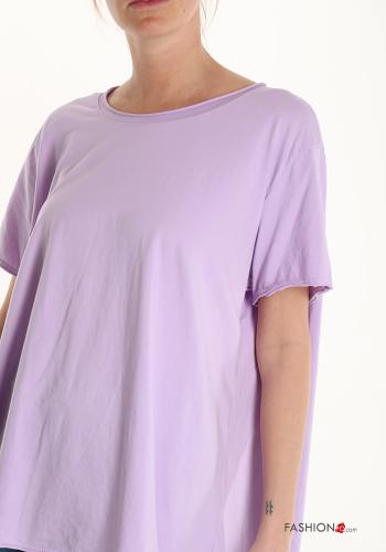 T-shirt en Coton oversize asymétrique - ph 4