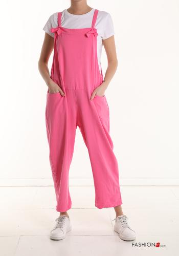 Cotton Dungaree with pockets with suspenders - ph 1