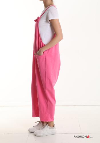 Cotton Dungaree with pockets with suspenders - ph 3