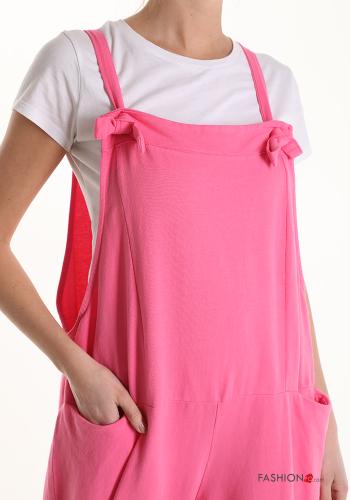 Cotton Dungaree with pockets with suspenders - ph 4