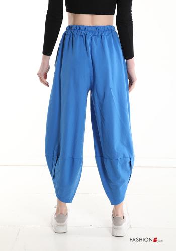Cotton Trousers with pockets with elastic - ph 2