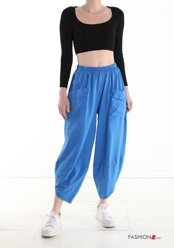 Cotton Trousers with pockets with elastic - ph 5