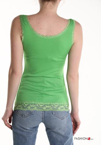 lace trim Tank-Top - ph 2