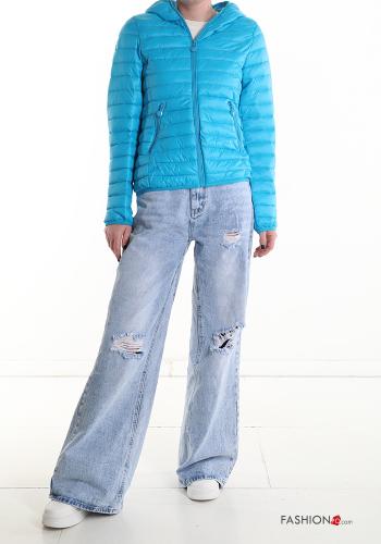 Daunenjacke mit Taschen mit Kapuze mit Reißverschluss - ph 5