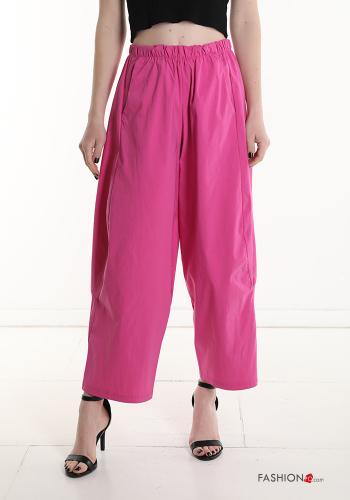 wide leg Hose mit Taschen mit gummizug - ph 1