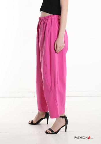 wide leg Hose mit Taschen mit gummizug - ph 3