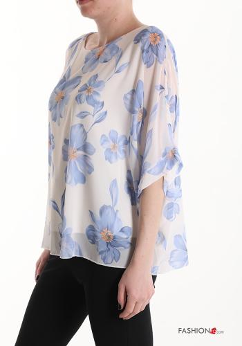 Blusa Estampado Floral con forro manga tres cuartos - ph 3
