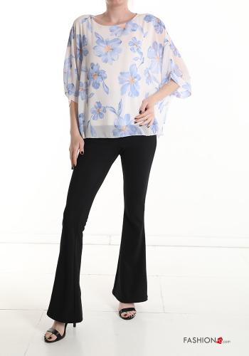 Blusa Estampado Floral con forro manga tres cuartos - ph 5
