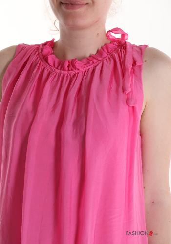 Blusa de Seda sin mangas con lazo - ph 3