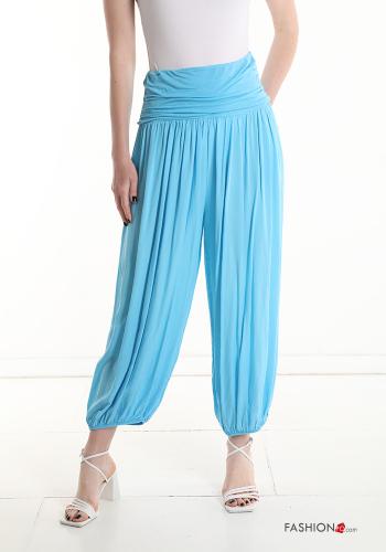 Trousers with elastic