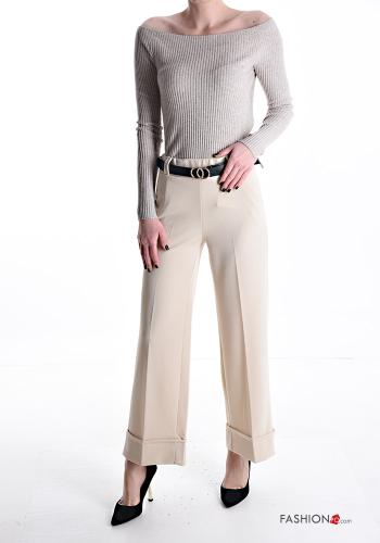 Hose mit Gürtel mit gummizug mit Taschen - ph 5