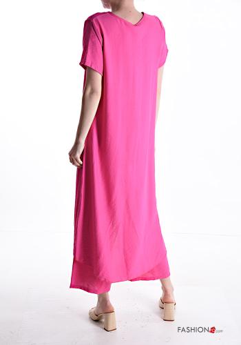 Coordinato maniche corte girocollo lungo wide leg - ph 2