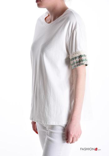 T-shirt in Cotone lurex - ph 3