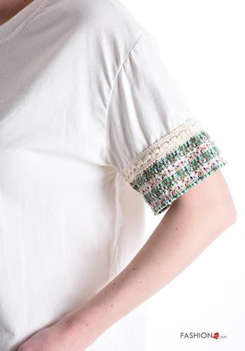 T-shirt in Cotone lurex - ph 4