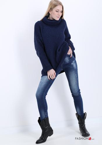 Jeans in Cotone con tasche con bottoni con zip - ph 5