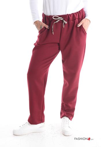 Pantalone sportivo con tasche con elastico - ph 1