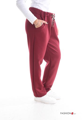 Pantalone sportivo con tasche con elastico - ph 3