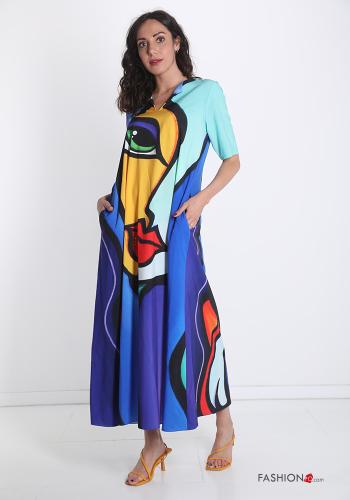 Abito  con tasche Fantasia artistica - ph 1
