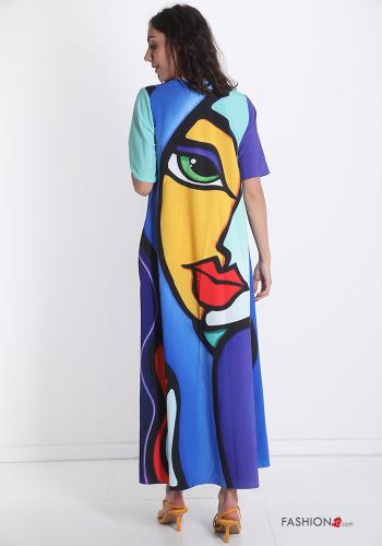 Abito  con tasche Fantasia artistica - ph 2