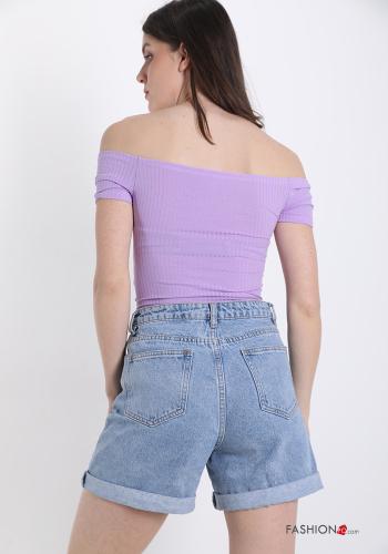 Top con fiocco scollo a V - ph 2