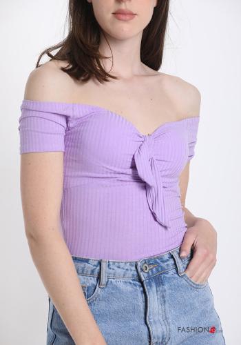 Top con fiocco scollo a V - ph 4