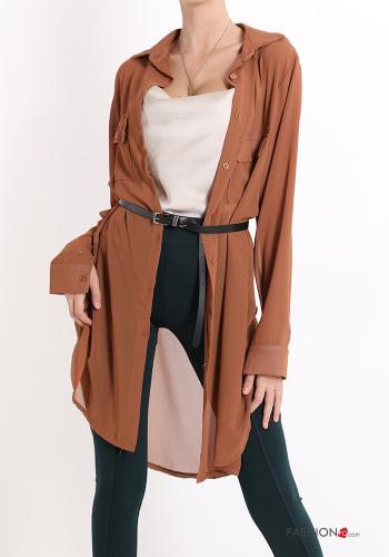 Shirt with belt with buttons - ph 1