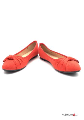 Ballerines  avec noeud Suède - ph 1