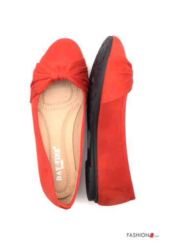 Ballerines  avec noeud Suède - ph 3